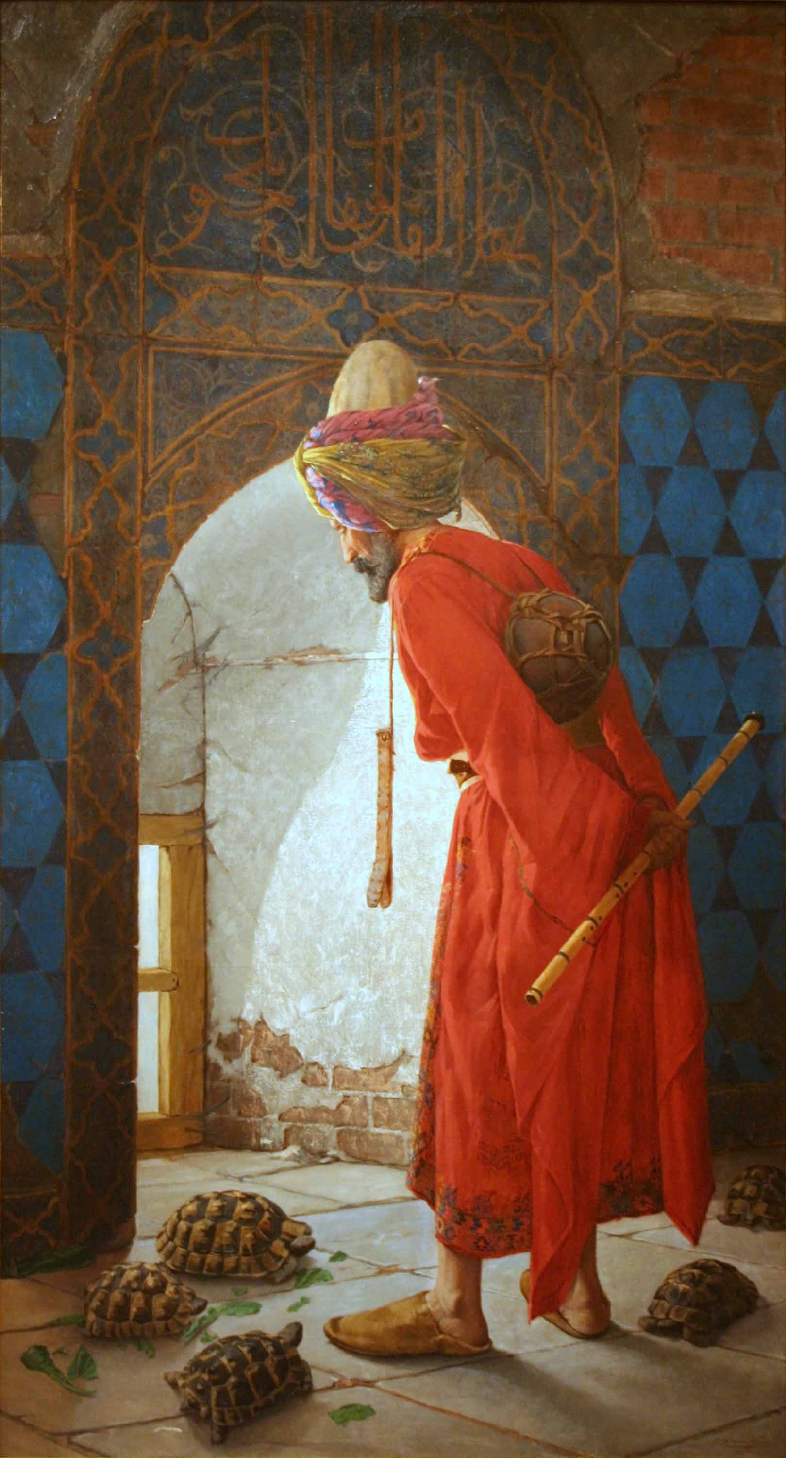 Osman Hamdy Bey The Tortoise Trainer